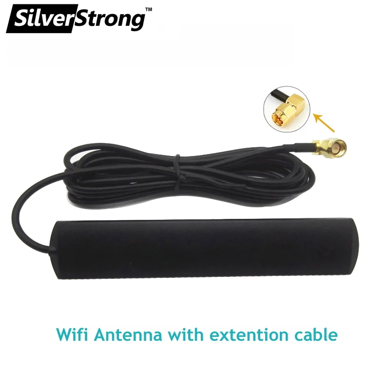 SilverStrong 1 шт. 4dbi SMA разъем антенна Wi-Fi 4G с удлинительным кабелем 2 м 4 ГГц 700-2700 МГц |
