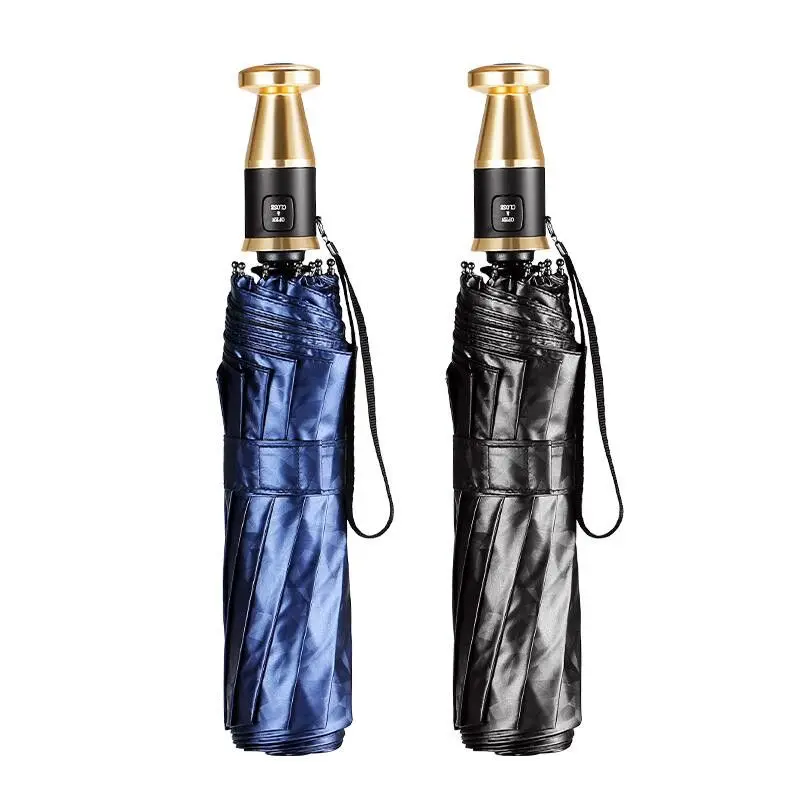 

Luxury Full Automatic Folding Umbrella Men Car Sun Umbrella Windproof UV Large Men Business Gift Box Regenschirm B65
