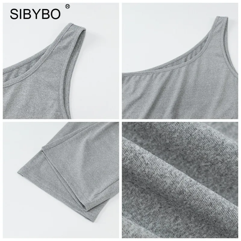 Женский комбинезон с открытыми плечами SIBYBO летний Облегающий на одно плечо для