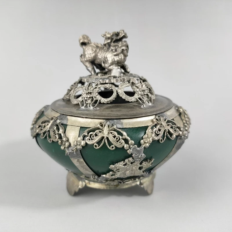 Изысканное китайское классическое ремесло домашнее украшение зеленый нефрит