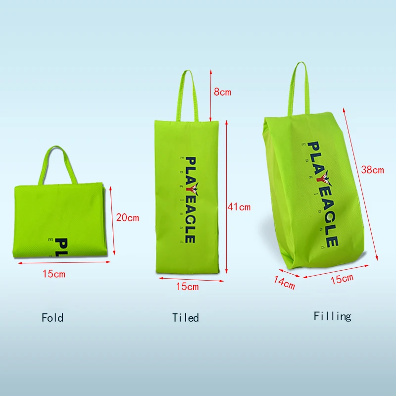 Portable Waterproof Travel Shoe Bag Polyester Storage Pouches Convenient Organizer Shoes Sorting Zipper Foldable | Спорт и