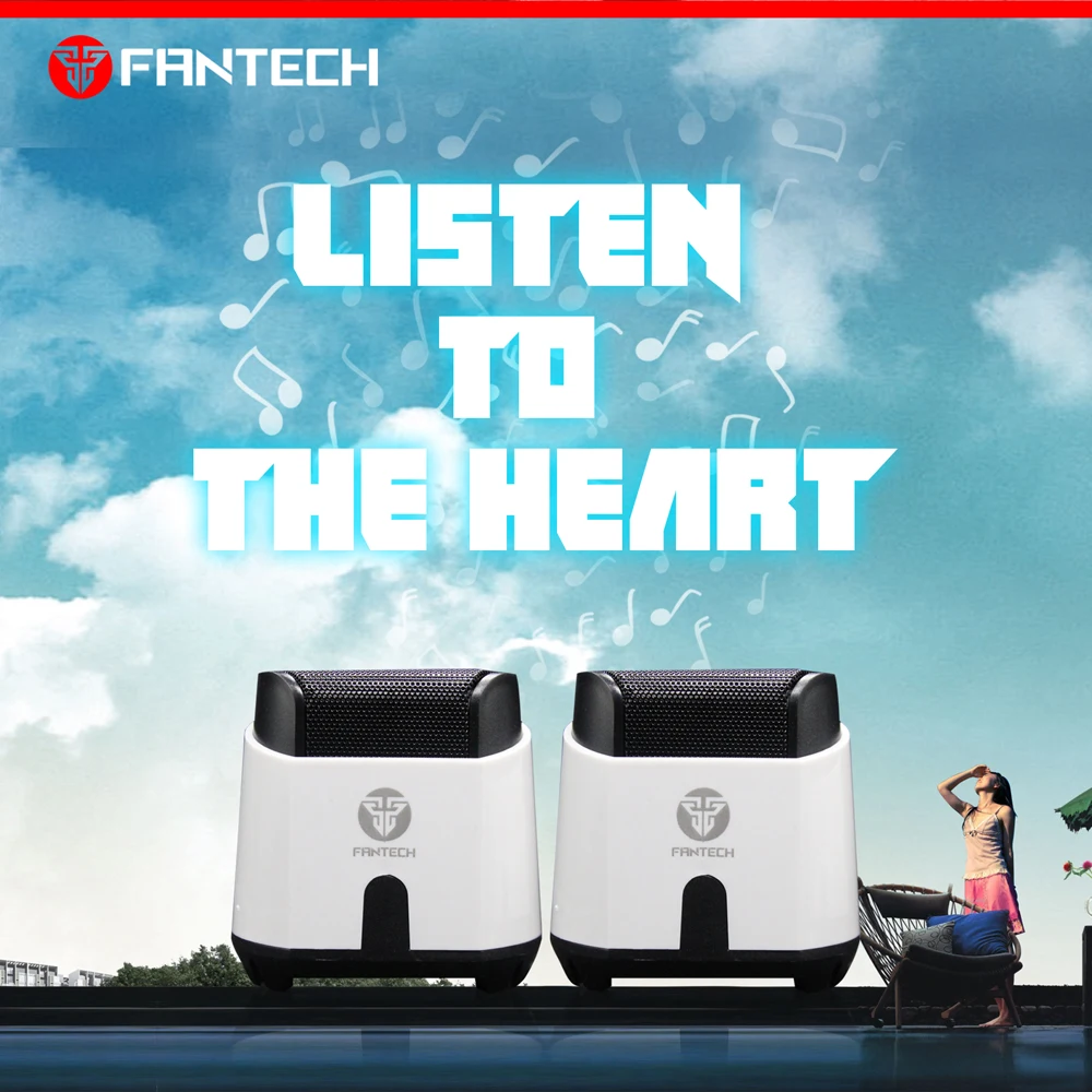 FANTECH GS201 музыка Динамик 3 5 мм и USB штекер элегантный дизайн подходит для офиса дома