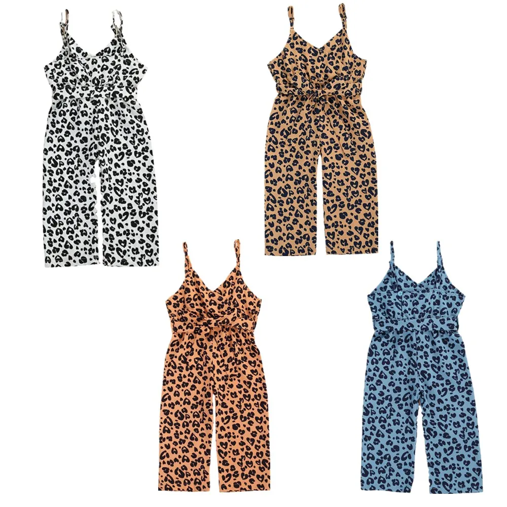 Citgeett летнее платье для маленьких девочек модный детский костюм леопардовой