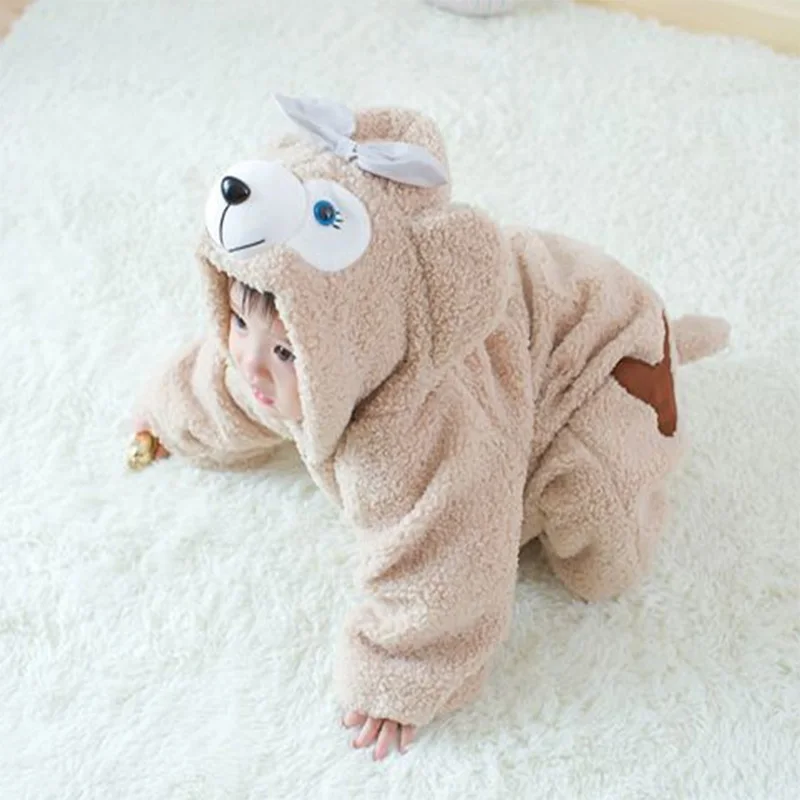 Новая детская зимняя AnimalPyjamas медведи Duffy и shelliemay Комбинезоны пижамы костюмы для