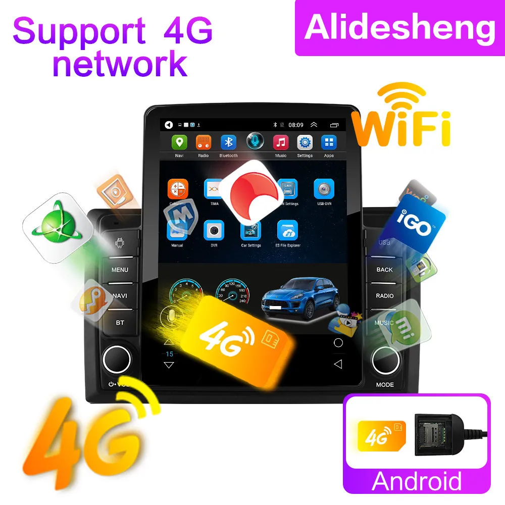 Автомагнитола Tesla для Jeep Renegade мультимедийный проигрыватель на Android с