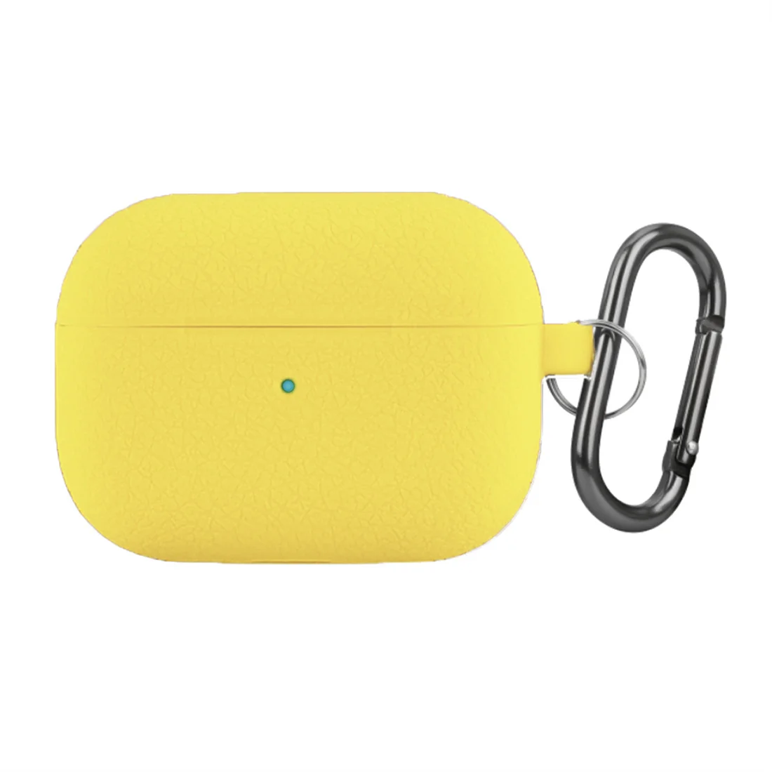 

Чехол для наушников Apple Airpods Pro, противоударный силиконовый чехол для наушников с зернистой текстурой личи