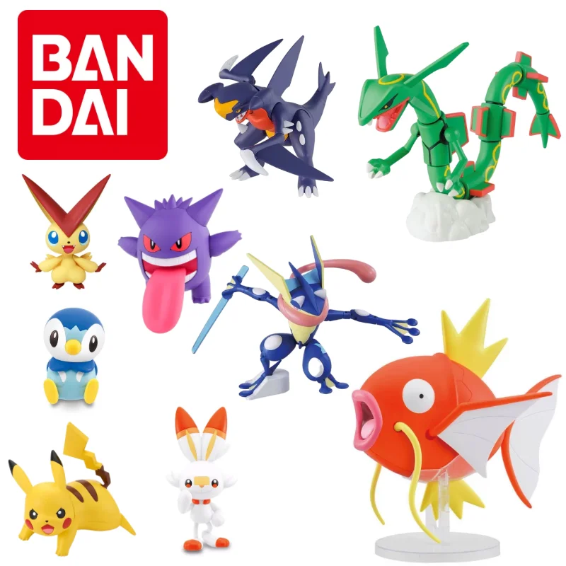 Фигурки покемона BANDAI собранная модель супер красивая гренанина гархомп гэнгар