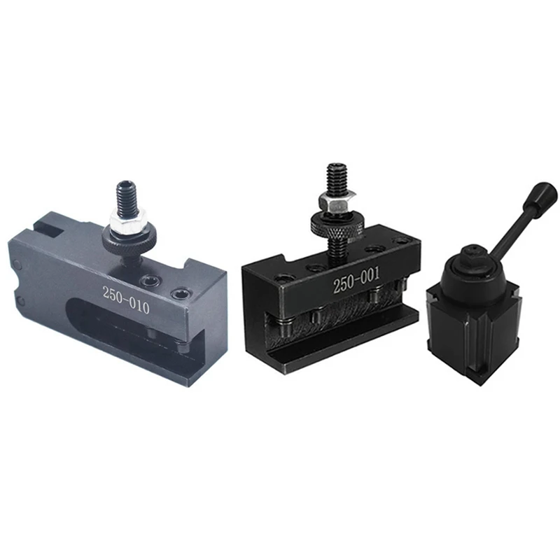 

3Pcs 250 - 001 Quick Change Tool Turning Tool & 250-000 Wedge Quick Change Tool Kit Lathe Tool Knife Holder