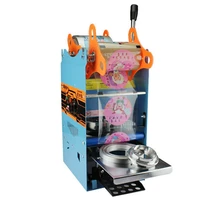 wy 802d manual plastic bubble tea cup sealer film cup sealing machine for soft drink