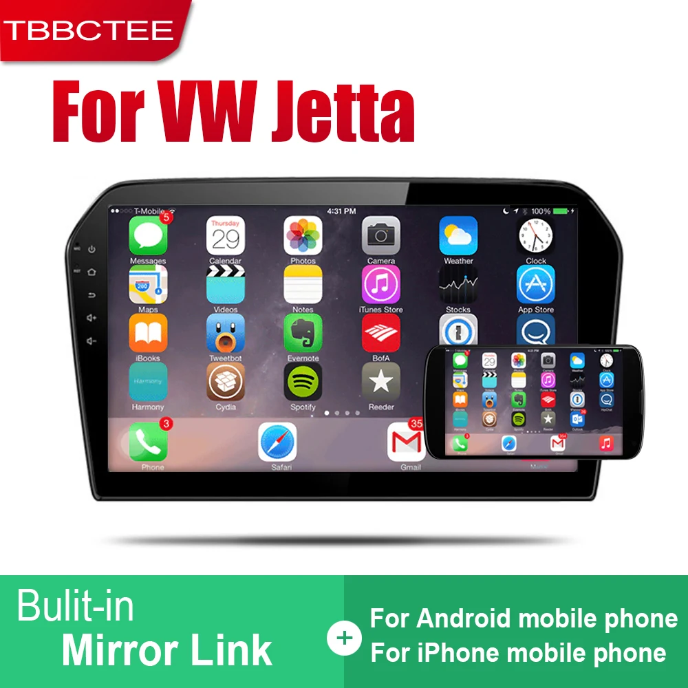 Автомагнитола 2 Din для Volkswagen мультимедийный проигрыватель с GPS навигацией Wi Fi BT VW