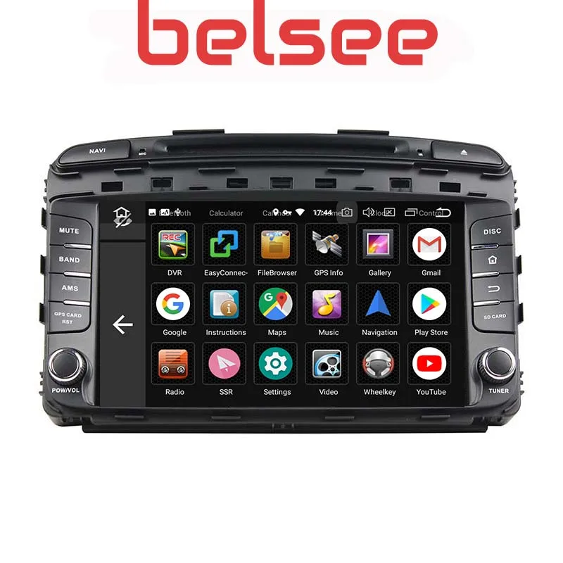 Belsee аксессуары для Kia Sorento Android 9,0 головное устройство Восьмиядерный ОЗУ 4 Гб+ 64 ГБ Радио DVD плеер gps навигация