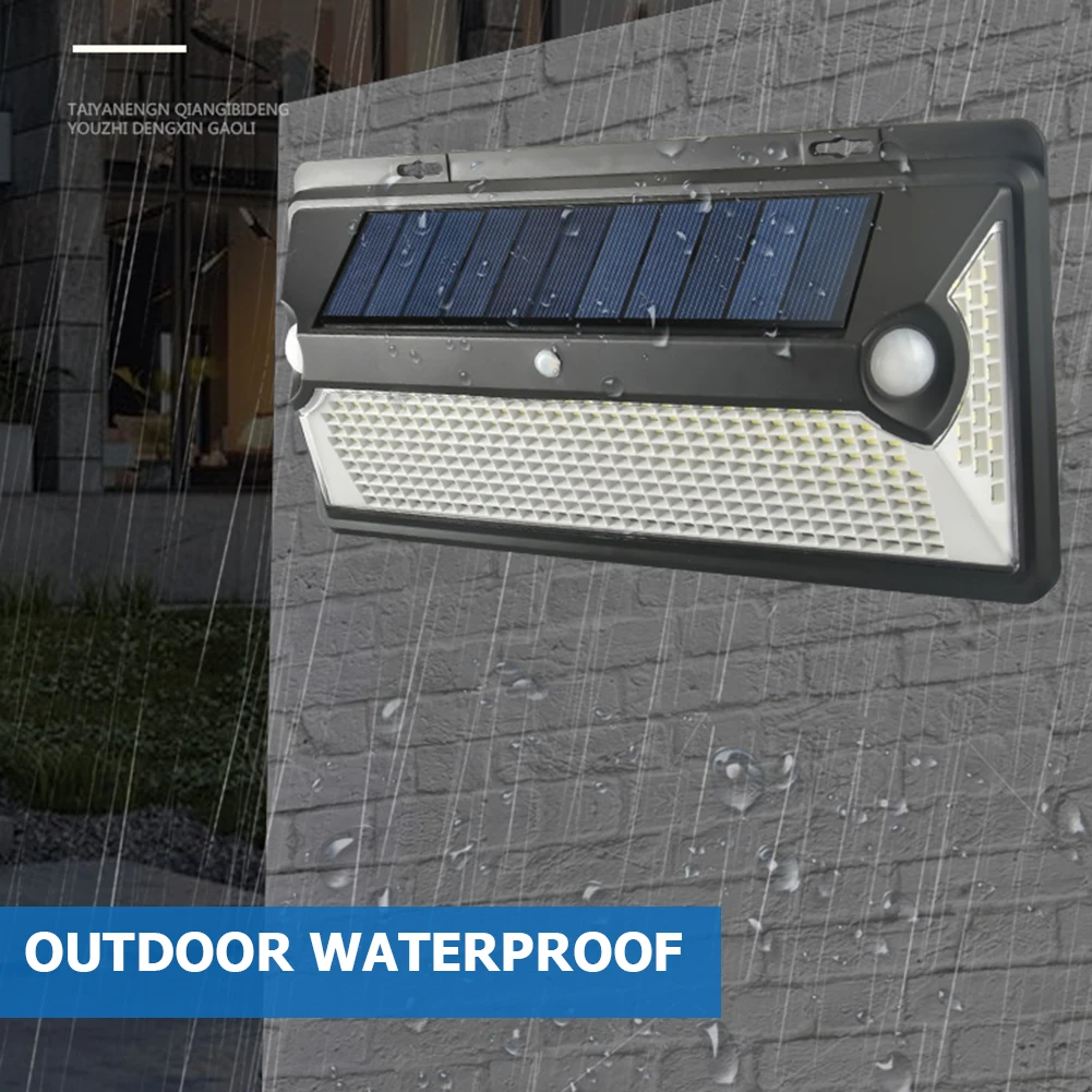 

Outdoor 360/720 LED Solar Light Sunlight Waterproof Street Exterior Wall Lamp PIR Motion Sensor Night Security Garden Lighting