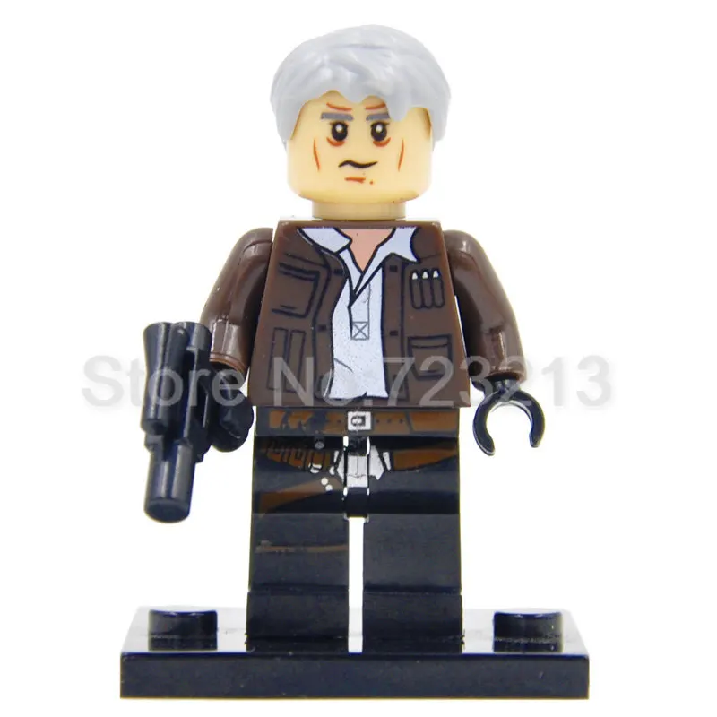 Han Solo 20 штук же космические войны Клон солдат йода рисунок люк Оби-Ван Кеноби рисунок строительные блоки Модель Кирпичи Игрушки - Цвет: Han Solo