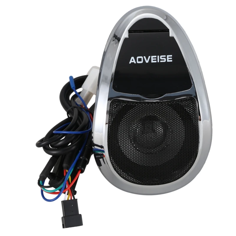 Aoveise Mt493 12V мотоцикл Bluetooth динамик Mp3 плеер Fm радио водонепроницаемы переносной