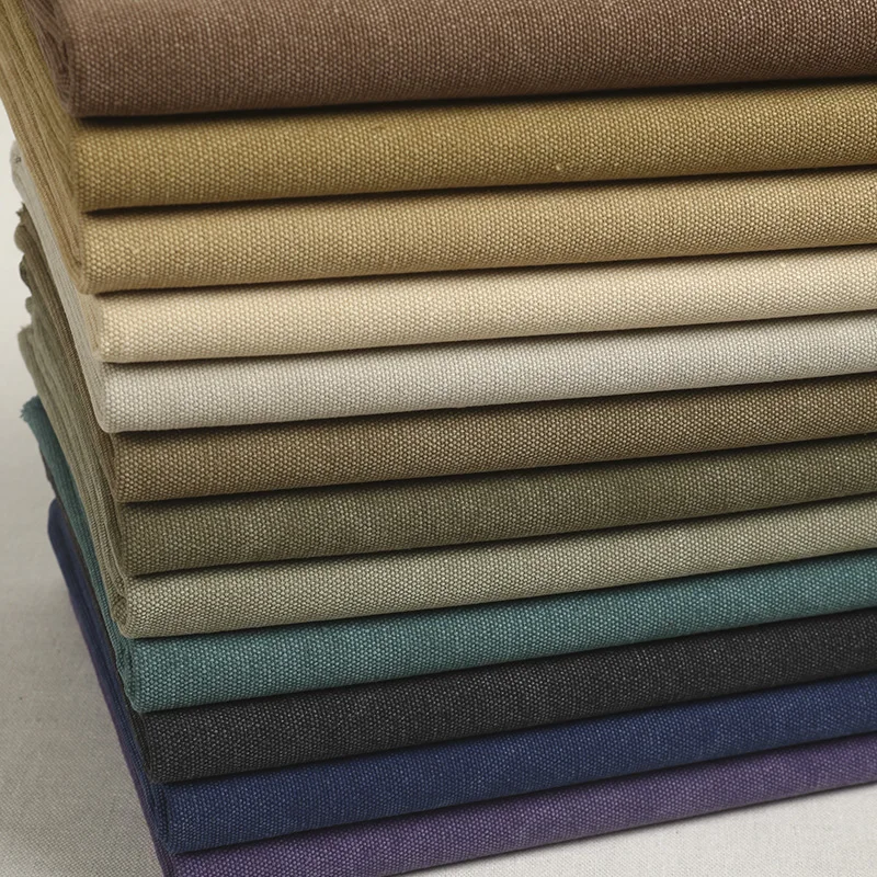 Новый чистый цвет ткани ручной работы утолщение 650 г холст 110 см ширина воды мыть