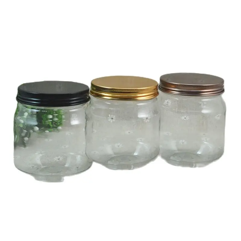 280G clear PET cream jar plastic pot tin for tea/day night cream/gel/mask cream/scrub skin care cosmetic packing | Красота и здоровье