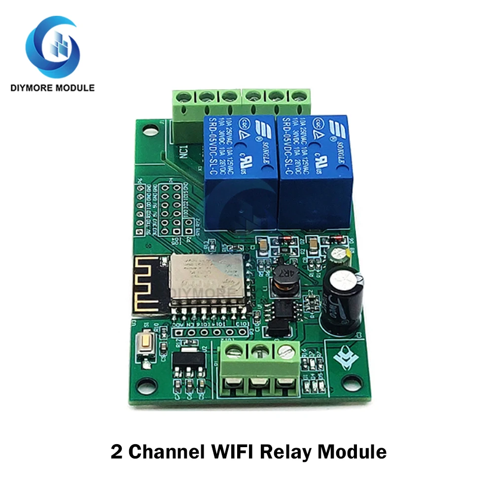 Беспроводной модуль реле Wi-Fi ESP8266 1/2/4/8 каналов ESP ESP-12F макетная плата 5 В/7-28 В/5-80 В