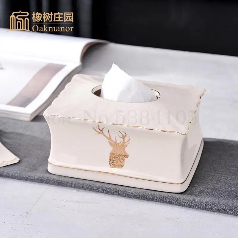Бумажная коробка для полотенец Ins Wind светильник роскошные креативные салфетки