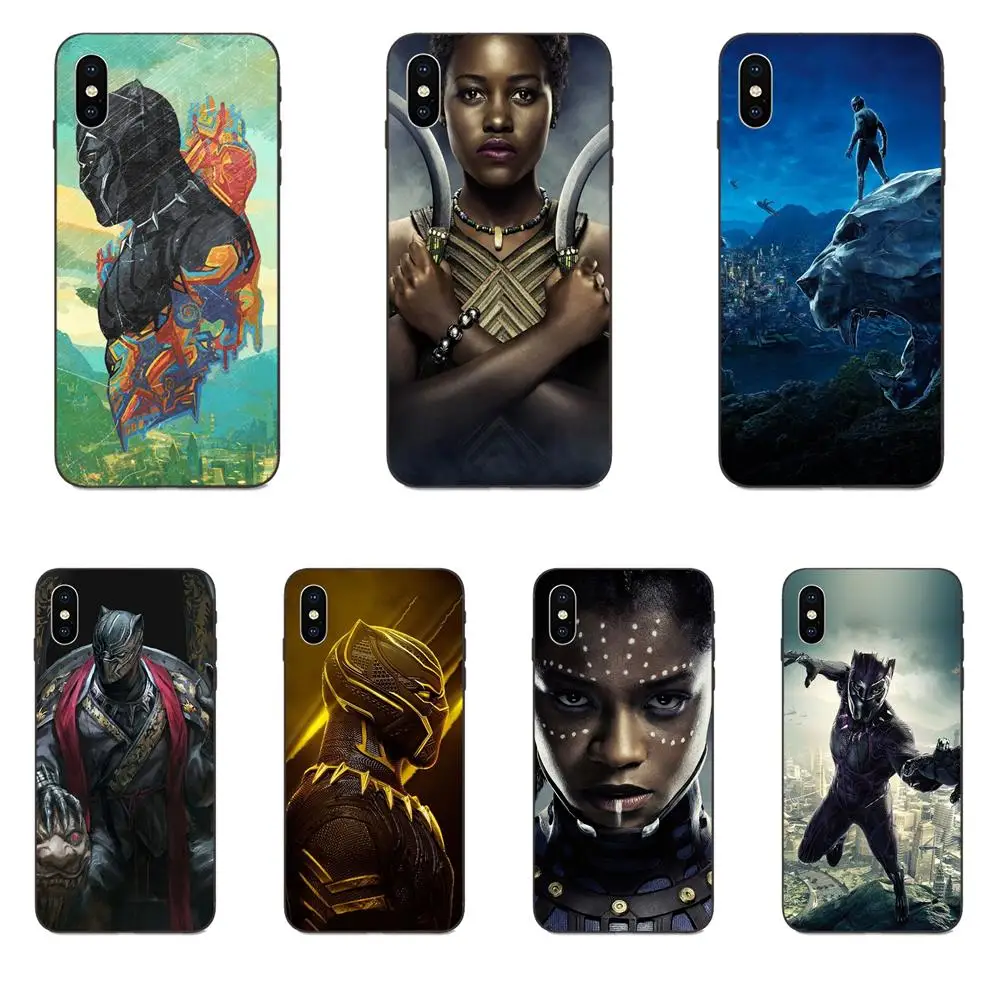 Мягкие аксессуары из ТПУ чехол Marvel Comics черный пантера для Xiaomi Redmi Note 3 3S 4 4A 4X5 5A 6 6A 7