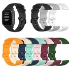 Силиконовые спортивные Смарт-часы с ремешком 20 мм для Garmin CAME Sq Music Vivomove HR, Прямая поставка