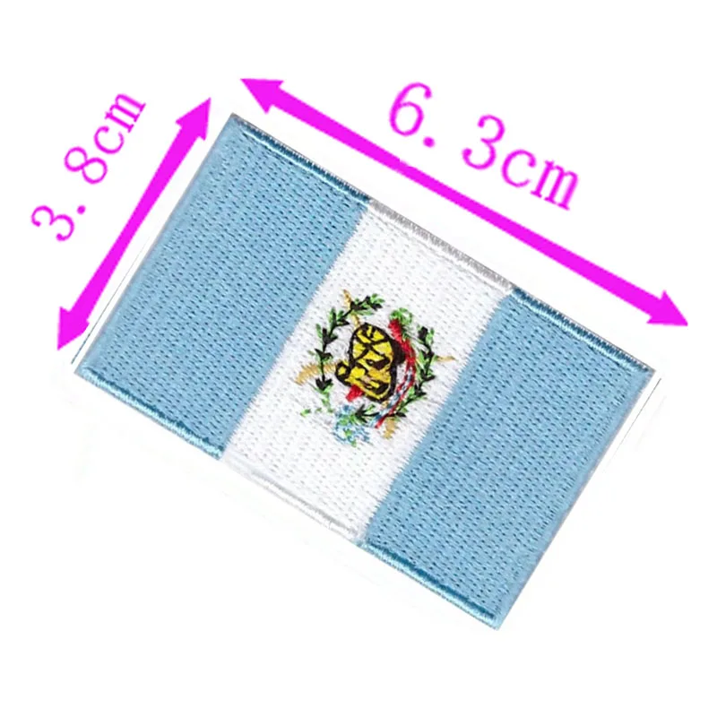 Нашивка с вышивкой в виде флага страны и наличии 6 3 см высокое качество железная