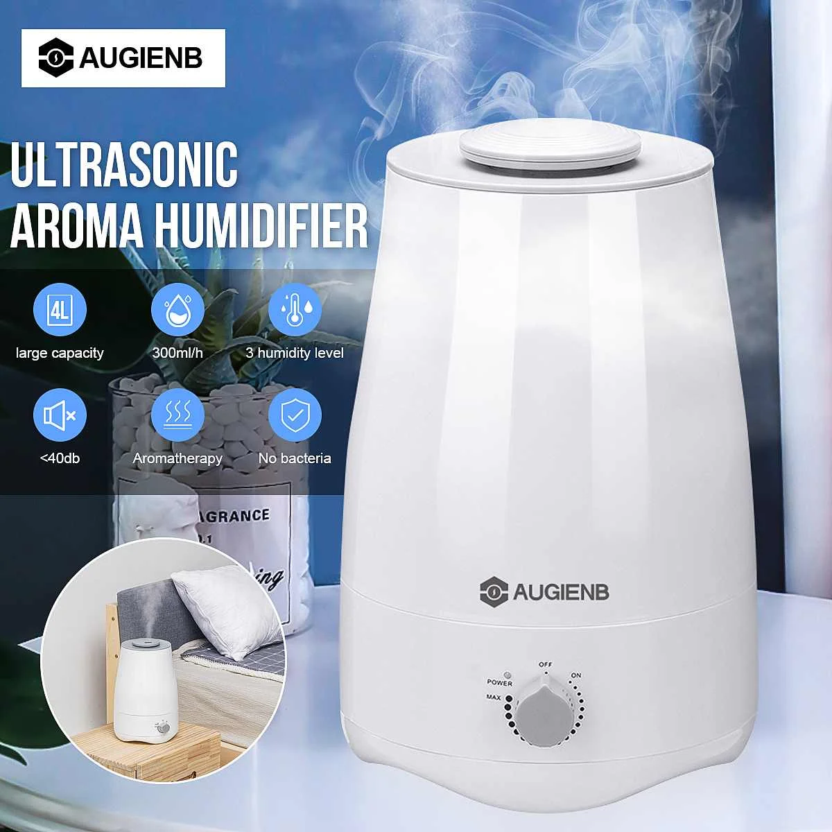 

Air Humidifier Household Ultrasonic Diffuser Humidifier Aromatherapy Humificador For Office Home