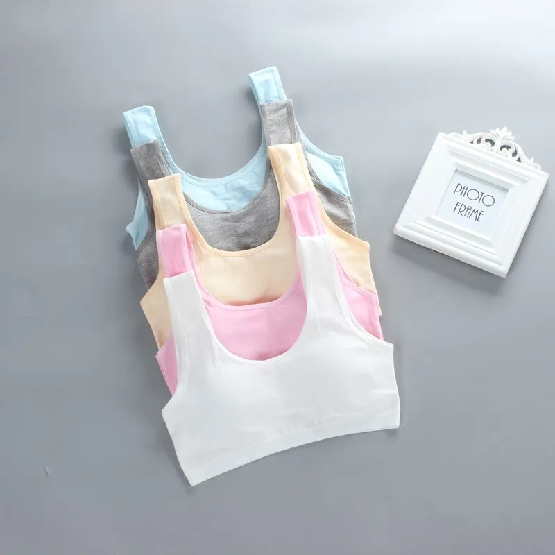 Бюстгальтер для девочек развивающий жилет хлопковый U Широкополосный женский