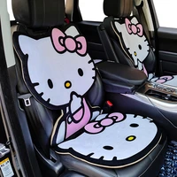 1pc car seat cover kitty cat seat cushion kawaii auto pad soft car seat cover auto decor protector for girls car accessories