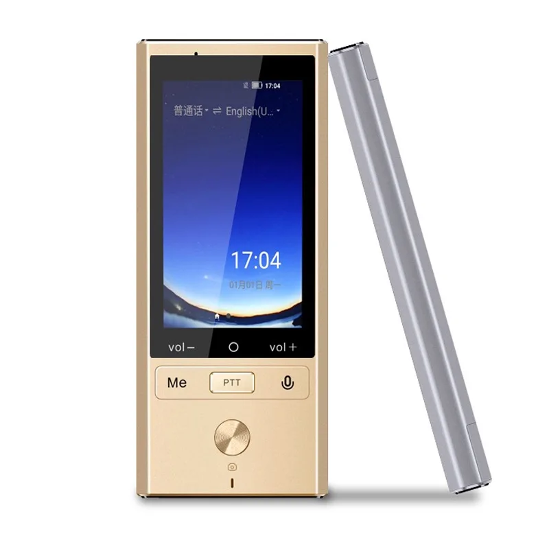 للبيع مترجم صوتي ذكي متعدد اللغات يعمل بالواي فاي + 4G متعدد اللغات للسفر 106 لغة في الوقت الحقيقي اتجاهين للترجمة المحمولة