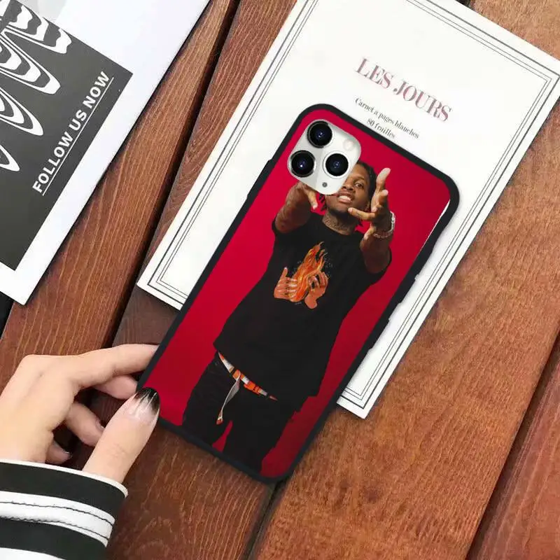 

lil durk Rapper pattern high quality Phone Case for iPhone 11 12 pro XS MAX 8 7 6 6S Plus X 5S SE 2020 XR