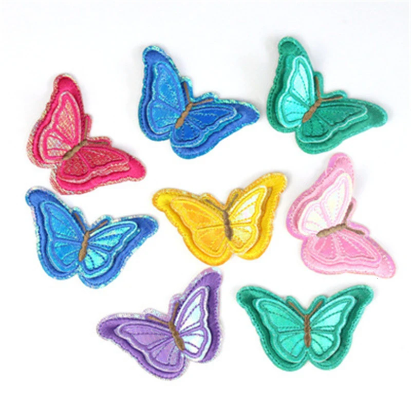 Компьютерная вышивка трехмерная бабочка аксессуары для рукоделия детали