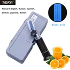 Ручной рефрактометр Yieryi для Брикса, Брикса, ATC, измеритель уровня сахара в фруктах, оптический рефрактометр 0-32% по бриксу, ATC