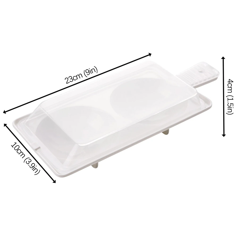 

Egg Cooker Microwave 2 Cup Egg Boiler Poached Cooking Tools for Sandwich Breakfast Home Kitchen Cooking Gadget Gift