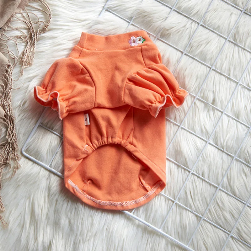 

Cats Clothes Pets Winter Soft Costume Pomeranian Fashion Spring Puff Sleeve Jacket Suit For Cats Teddy Chihuahua Pet Products