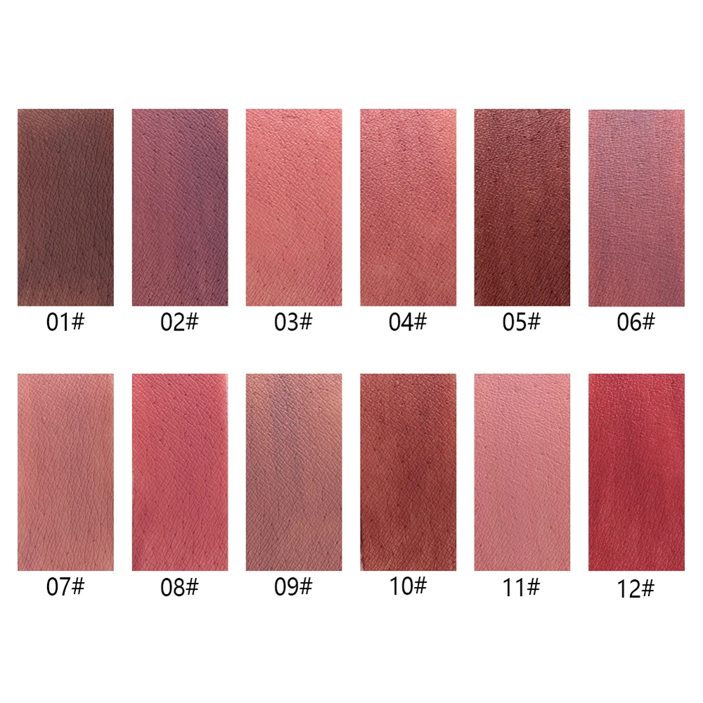 12 видов цветов MISS ROSE водостойкая гладкая помада матовая нюдовая сексуальная