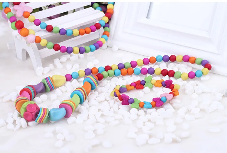 

Oblate perforated plastic beads acrylic loose beads DIY beaded Without shipping 10.15