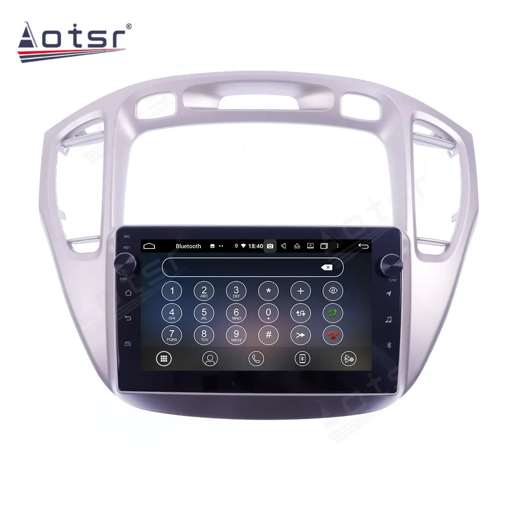 4 + 128 ГБ DSP Carplay Android экран плеер автомобиля для Toyota Highlander 2002 - 2008 GPS навигация