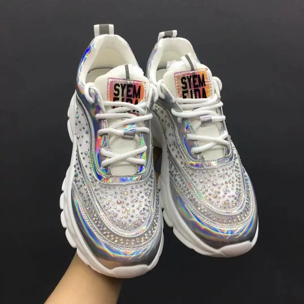 Лидер продаж декорированные сетчатые кроссовки папина обувь женская