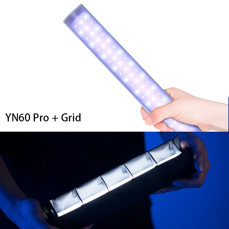 YN60 Pro RGB светодиодный светильник для заливки ледяной фотосъемки ручной