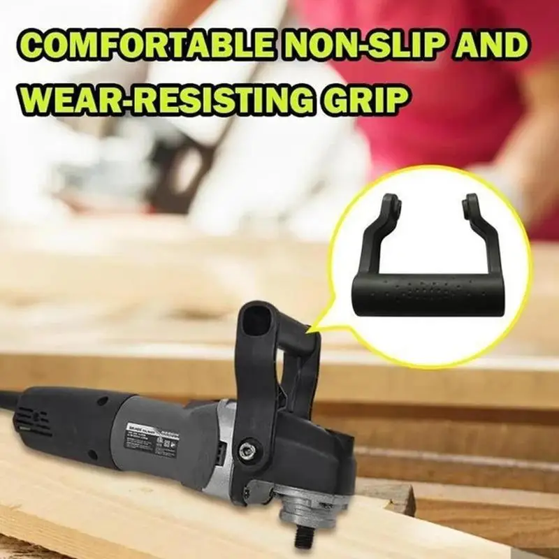 

M8 Angle Grinder Handle Comfortable Non-slip Wear-resistance Grip Polishing Handle for Angle Grinder Power Tool Accessories