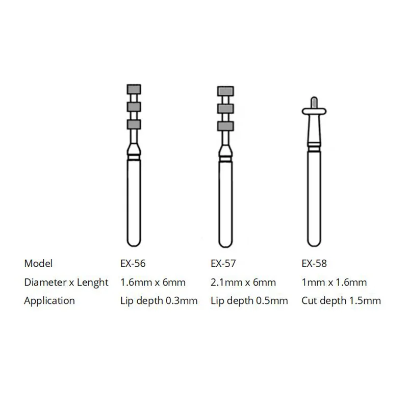 6 шт. стоматологический алмазный Бур FG специальная форма и большой круглый шарик