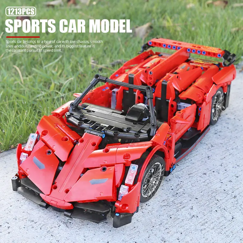 Ешина 1:14 высокотехнологичного автомобиля MOC 10559 Lamborghinisd Venenosd Roadster гоночный