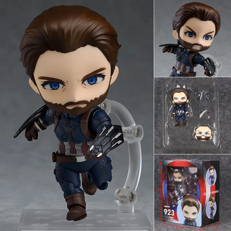 Сборка Капитан Америка ПВХ Фигурки Коллекционная модель Горячая игрушка для