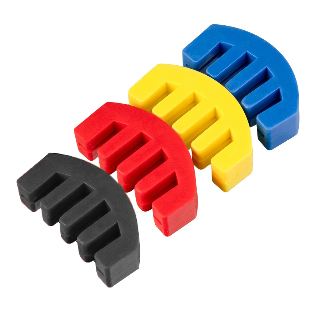 2 шт. 4/4 бесшумный резиновый акустический скрипка глушитель тихая тренировка