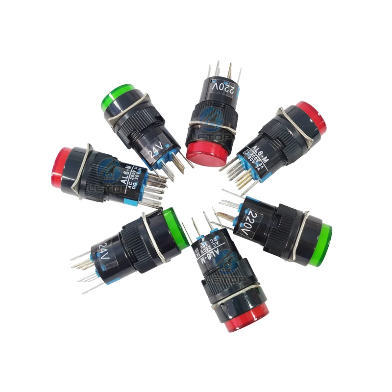 AC 3A 250V DC 30V 5A 8Pin AL6-M не самостоятельно кнопка блокировки переключателя | Компьютеры