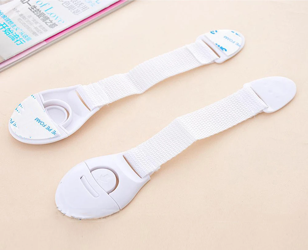 

21 X 5cm Baby Protection Safety Plastic Locks For Child Kids Cabinet Door Drawers Refrigerator Toilet Safety Lock