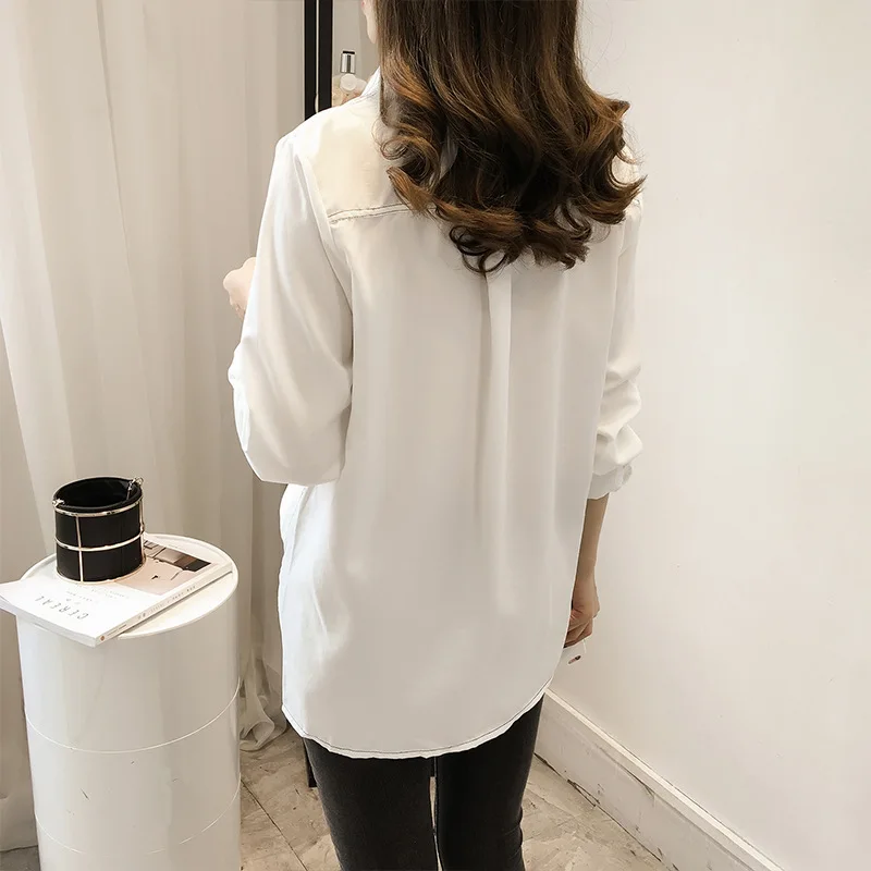 Новинка весны 2020 Корейская версия свободная рубашка для путешествий тонкая