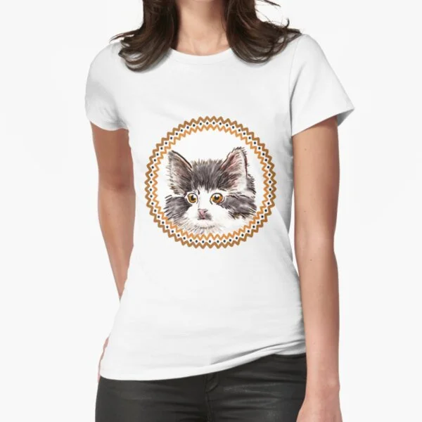 

Ric Rac Cat T-Shirt Print Top
