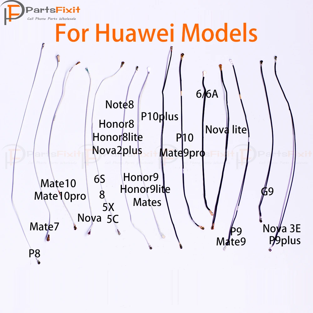 

Антенна Wi-Fi для Huawei Nova 3 4 4E Y9 2019 prime Y9s P20 lite, гибкий ленточный кабель с коаксиальным разъемом, 2 шт.
