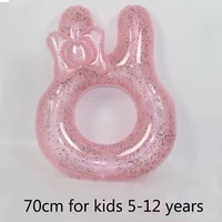inflatable cartoon rabbit swimming ring for pool float mattress swimming pool thickened pvc summer floating ring seat toys